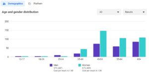 Facebook annoncering demografi